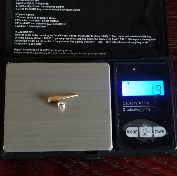 Sale! Vintage unique 14k diamond .65 carat pendant charm - Picture 8 of 14